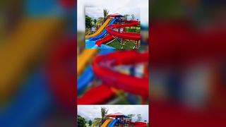 High Durability Fiberglass Pool Slide Straight For Public Outdoor Use