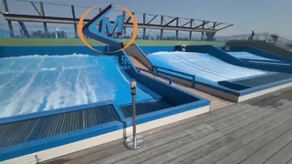 Quadratischer Flowrider Surf Pool Shield Surfen